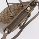 GUCCI GG Canvas Hand Bag 2way Beige Gold 353121 Auth 202533-15