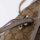 GUCCI GG Canvas Hand Bag 2way Beige Gold 353121 Auth 202533-18
