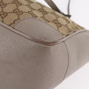 GUCCI GG Canvas Hand Bag 2way Beige Gold 353121 Auth 202533-21