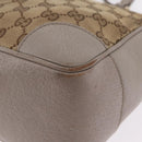 GUCCI GG Canvas Hand Bag 2way Beige Gold 353121 Auth 202533-23