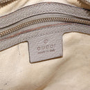 GUCCI GG Canvas Hand Bag 2way Beige Gold 353121 Auth 202533-26