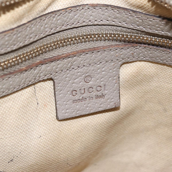 GUCCI GG Canvas Hand Bag 2way Beige Gold 353121 Auth 202533