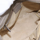 GUCCI GG Canvas Hand Bag 2way Beige Gold 353121 Auth 202533-11