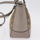 GUCCI GG Canvas Hand Bag 2way Beige Gold 353121 Auth 202533-6