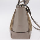 GUCCI GG Canvas Hand Bag 2way Beige Gold 353121 Auth 202533-7