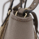 GUCCI GG Canvas Hand Bag 2way Beige Gold 353121 Auth 202533-14