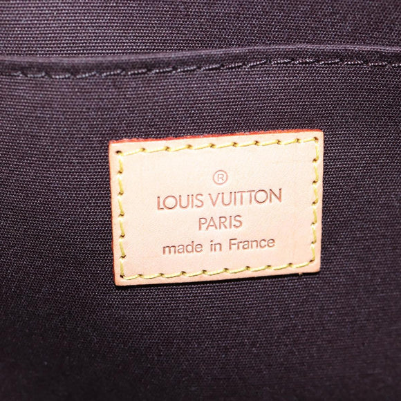 LOUIS VUITTON Monogram Vernis Roxbury Drive Bag Amarante M91995 LV Auth 202537V