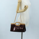 LOUIS VUITTON Monogram Vernis Roxbury Drive Bag Amarante M91995 LV Auth 202537V-25