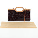 LOUIS VUITTON Monogram Vernis Roxbury Drive Bag Amarante M91995 LV Auth 202537V-26