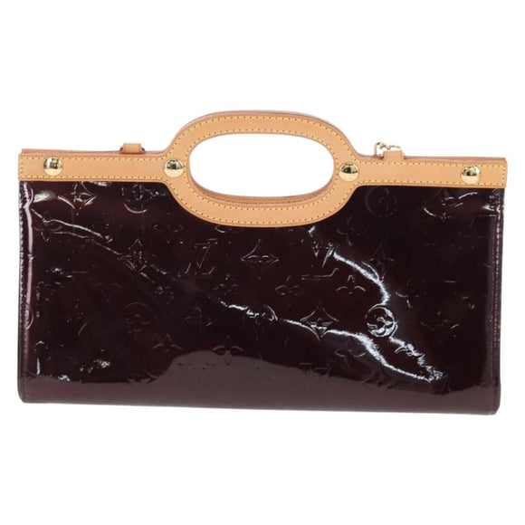 LOUIS VUITTON Monogram Vernis Roxbury Drive Bag Amarante M91995 LV Auth 202537V