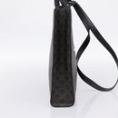 CELINE Triomphe Vertical Cabas Hand Bag PVC Black Gold Auth 202581V-4