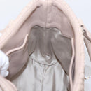 Miu Miu Matelasse Chain Shoulder Bag Leather 2way Pink Silver Auth 202582V-24