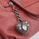 Miu Miu Vitellolux Hand Bag Leather 2way Pink Silver Auth 202584V-20