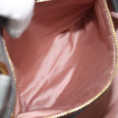 Miu Miu Vitellolux Hand Bag Leather 2way Gray Gold Tone Auth 202588V-25