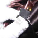 Miu Miu Hand Bag Vitellolux 2way Dark Brown Gold Auth 202590V-12