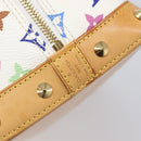 LOUIS VUITTON Monogram Multicolor Alma Hand Bag White M92647 LV Auth 202591V-15