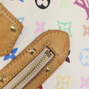 LOUIS VUITTON Monogram Multicolor Alma Hand Bag White M92647 LV Auth 202591V-17