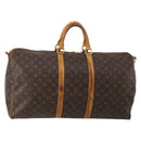 LOUIS VUITTON Monogram Keepall Bandouliere 55 Boston Bag M41414 LV Auth 202594-1