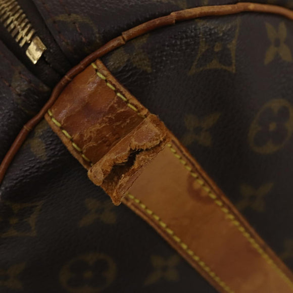 LOUIS VUITTON Monogram Keepall Bandouliere 55 Boston Bag M41414 LV Auth 202594