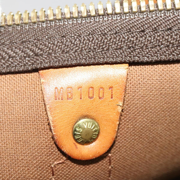 LOUIS VUITTON Monogram Keepall Bandouliere 55 Boston Bag M41414 LV Auth 202594