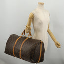 LOUIS VUITTON Monogram Keepall Bandouliere 55 Boston Bag M41414 LV Auth 202594-24