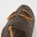 LOUIS VUITTON Monogram Keepall Bandouliere 55 Boston Bag M41414 LV Auth 202594-6