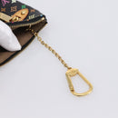 LOUIS VUITTON Monogram Multicolor Pochette MM Purse Black M60031 LV Auth 202597V-8
