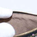 LOUIS VUITTON Monogram Multicolor Pochette MM Purse Black M60031 LV Auth 202597V-9