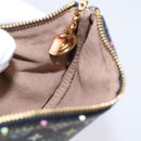 LOUIS VUITTON Monogram Multicolor Pochette MM Purse Black M60031 LV Auth 202597V-20