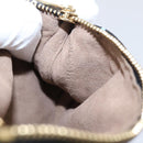 LOUIS VUITTON Monogram Multicolor Pochette MM Purse Black M60031 LV Auth 202597V-11