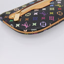 LOUIS VUITTON Monogram Multicolor Pochette MM Purse Black M60031 LV Auth 202597V-14