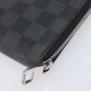 LOUIS VUITTON Damier Grafitte Zippy Organizer Long Wallet N63077 LV Auth 202603-10