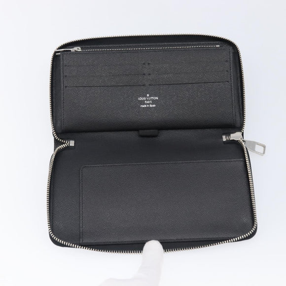 LOUIS VUITTON Damier Grafitte Zippy Organizer Long Wallet N63077 LV Auth 202603