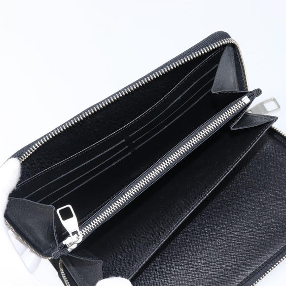 LOUIS VUITTON Damier Grafitte Zippy Organizer Long Wallet N63077 LV Auth 202603
