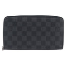 LOUIS VUITTON Damier Grafitte Zippy Organizer Long Wallet N63077 LV Auth 202603-2