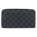 LOUIS VUITTON Damier Grafitte Zippy Organizer Long Wallet N63077 LV Auth 202603-3