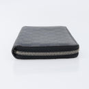 LOUIS VUITTON Damier Grafitte Zippy Organizer Long Wallet N63077 LV Auth 202603-4