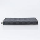 LOUIS VUITTON Damier Grafitte Zippy Organizer Long Wallet N63077 LV Auth 202603-7