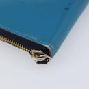 LOUIS VUITTON Monogram Vernis Portefeuille Miroir Blue Marine M64111 Auth 202604-15