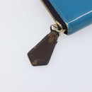 LOUIS VUITTON Monogram Vernis Portefeuille Miroir Blue Marine M64111 Auth 202604-8