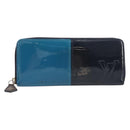 LOUIS VUITTON Monogram Vernis Portefeuille Miroir Blue Marine M64111 Auth 202604-13