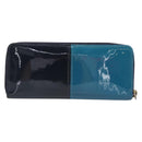 LOUIS VUITTON Monogram Vernis Portefeuille Miroir Blue Marine M64111 Auth 202604-2