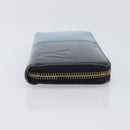 LOUIS VUITTON Monogram Vernis Portefeuille Miroir Blue Marine M64111 Auth 202604-3