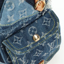 LOUIS VUITTON Monogram Denim Patchwork Speedy 30 Bag Blue M95380 Auth 202605SM-14