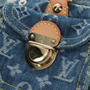 LOUIS VUITTON Monogram Denim Patchwork Speedy 30 Bag Blue M95380 Auth 202605SM-19