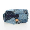 LOUIS VUITTON Monogram Denim Patchwork Speedy 30 Bag Blue M95380 Auth 202605SM-9