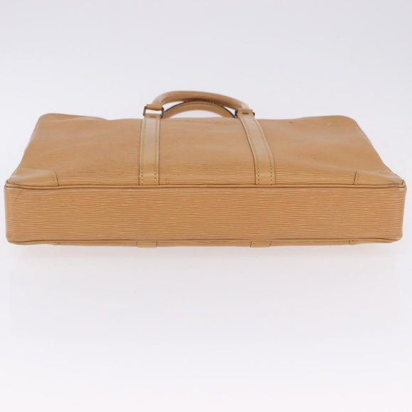LOUIS VUITTON Epi Porte Documents Voyage Business Bag Beige M54476 Auth 202607