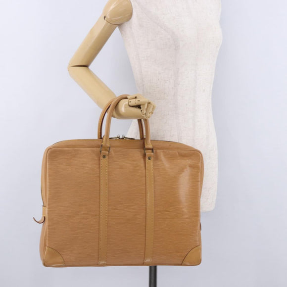 LOUIS VUITTON Epi Porte Documents Voyage Business Bag Beige M54476 Auth 202607