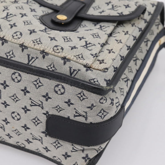LOUIS VUITTON Monogram Mini Sac Mary Kate 48h Hand Bag Blue M42341 Auth 202608V