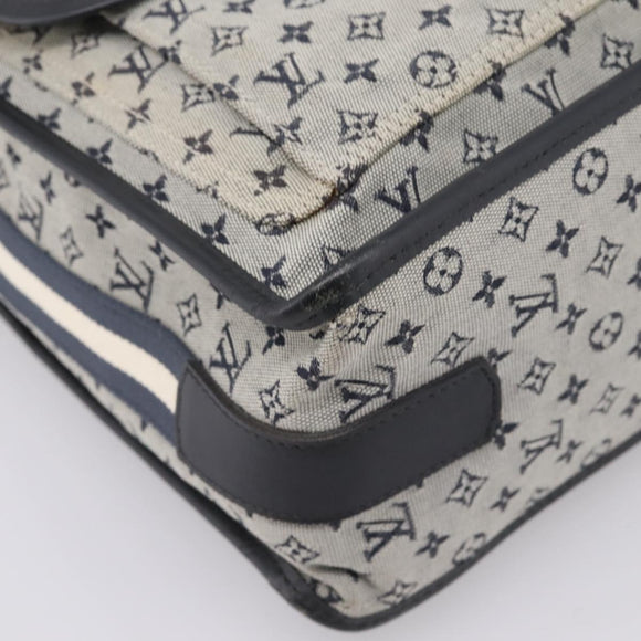 LOUIS VUITTON Monogram Mini Sac Mary Kate 48h Hand Bag Blue M42341 Auth 202608V